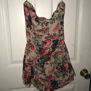 Strapless Romper